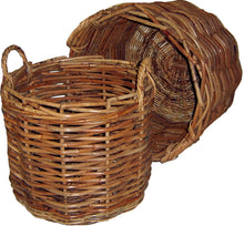 Natural Rattan Log Baskets