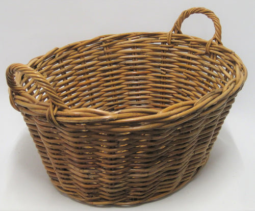 Rattan Oval Washing Basket